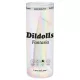 Dildolls Fantasia - tapadókorongos szilikon dildó (csíkos)