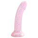 Dildolls Starlight - tapadókorongos, csillagos dildó (pink)