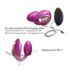 Wonderlover - csiklóizgató G-pont vibrátor (metál pink)