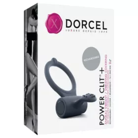   Dorcel Power Clit Plus - akkus, vibrációs péniszgyűrű (fekete)
