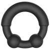 Dorcel Stronger Ring - fém betétes péniszgyűrű (fekete)