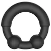 Dorcel Stronger Ring - fém betétes péniszgyűrű (fekete)