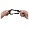 Dorcel Stronger Ring - fém betétes péniszgyűrű (fekete)