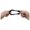 Dorcel Stronger Ring - fém betétes péniszgyűrű (fekete)
