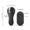 Dorcel Discreet Vibe + - akkus, rádiós csikló vibrátor (fekete)