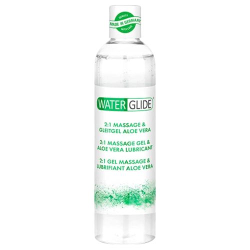 Waterglide 2in1 – aloe verás síkosító és masszázsgél (300 ml)