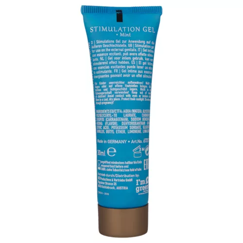 HOT Shiatsu Joyful - stimuláló krém nőknek (menta, 30 ml)