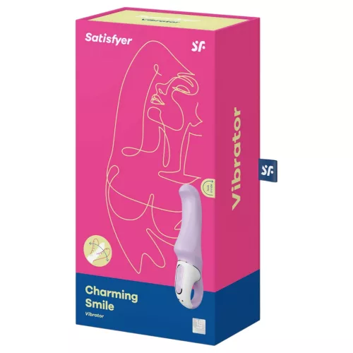 Satisfyer Charming Smile - vízálló, akkus G-pont vibrátor (lila)