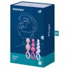 Satisfyer Booty Call - anál plug szett - színes (3 részes)
