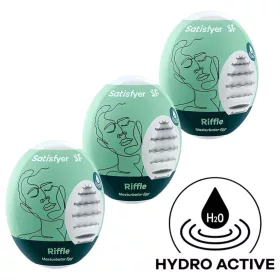 Satisfyer Egg Riffle - tojás maszturbátor szett (3 db)