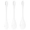 Satisfyer Yoni Power 1 - gésagolyó szett - fehér (3 részes)