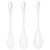 Satisfyer Yoni Power 1 - gésagolyó szett - fehér (3 részes)