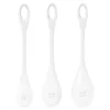 Satisfyer Yoni Power 1 - gésagolyó szett - fehér (3 részes)