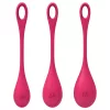 Satisfyer Yoni Power 1 - gésagolyó szett - piros (3 részes)