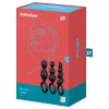 Satisfyer Booty Call - anál plug szett - fekete (3 részes)