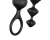 Satisfyer Love Beads - gyöngyös anál dildó szett (fekete)
