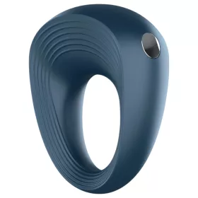   Satisfyer Power Ring - vízálló vibrációs péniszgyűrű (szürke)