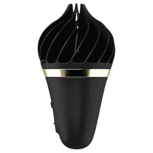 Satisfyer Sweet Treat - akkus, forgó csikló vibrátor (fekete)