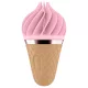 Satisfyer Sweet Treat - akkus, forgó csikló vibrátor (pink-barna)