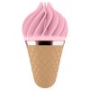 Satisfyer Sweet Treat - akkus, forgó csikló vibrátor (pink-barna)