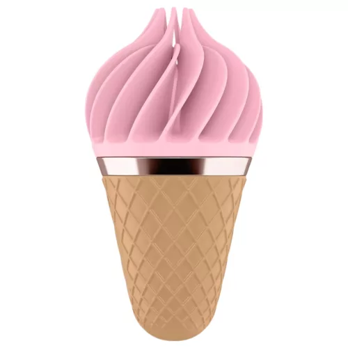 Satisfyer Sweet Treat - akkus, forgó csikló vibrátor (pink-barna)