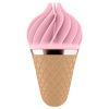 Satisfyer Sweet Treat - akkus, forgó csikló vibrátor (pink-barna)