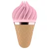Satisfyer Sweet Treat - akkus, forgó csikló vibrátor (pink-barna)