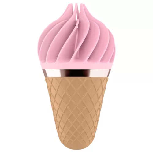 Satisfyer Sweet Treat - akkus, forgó csikló vibrátor (pink-barna)