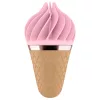 Satisfyer Sweet Treat - akkus, forgó csikló vibrátor (pink-barna)