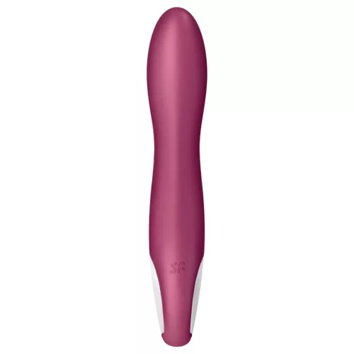 Satisfyer Big Heat - akkus, melegítő G-pont vibrátor (piros)