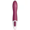 Satisfyer Big Heat - akkus, melegítő G-pont vibrátor (piros)