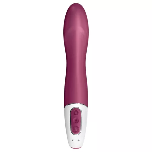 Satisfyer Big Heat - akkus, melegítő G-pont vibrátor (piros)