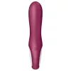 Satisfyer Hot Bunny - okos csiklókaros melegítő vibrátor (piros)