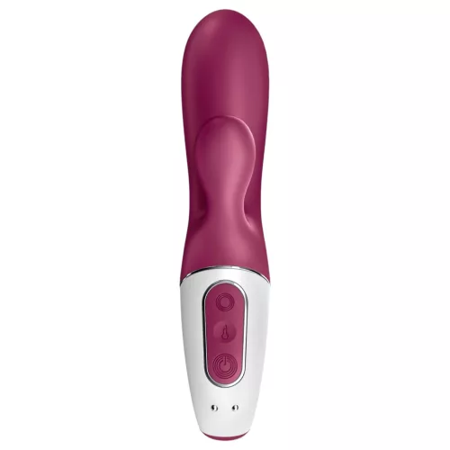 Satisfyer Hot Bunny - okos csiklókaros melegítő vibrátor (piros)