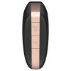 Satisfyer Love Triangle - okos léghullámos csiklóizgató (fekete)