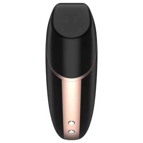 Satisfyer Love Triangle - okos léghullámos csiklóizgató (fekete)