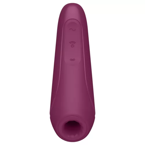 Satisfyer Curvy 1+ - okos léghullámos csiklóizgató (piros)