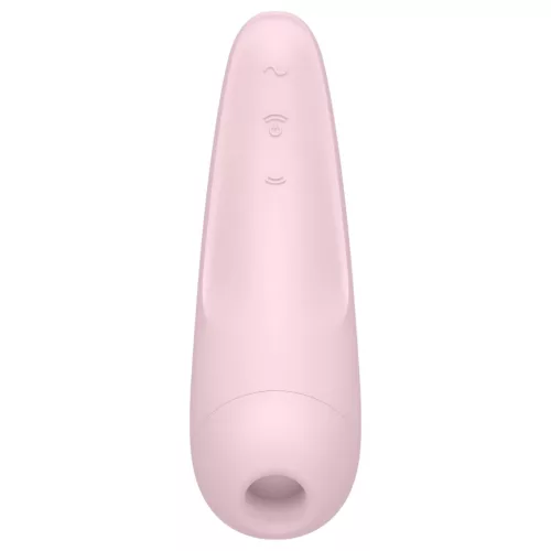 Satisfyer Curvy 2+ - okos léghullámos csiklóizgató (pink)