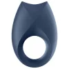Satisfyer Royal One – App-vezérelt vibrációs péniszgyűrű, férfiaknak (kék)