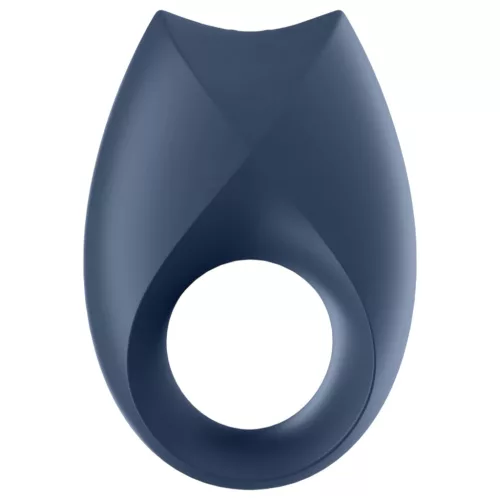Satisfyer Royal One – App-vezérelt vibrációs péniszgyűrű, férfiaknak (kék)