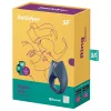 Satisfyer Royal One – App-vezérelt vibrációs péniszgyűrű, férfiaknak (kék)