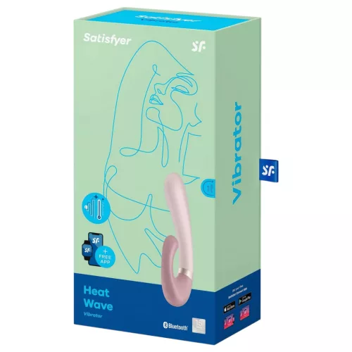 Satisfyer Heat Wave - okos, melegítő, karos vibrátor (bézs)