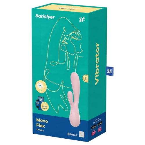 Satisfyer Mono Flex - okos vízálló vibrátor (pink)
