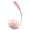 Satisfyer Ribbed Petal - rádiós vibrációs tojás (pink)