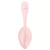 Satisfyer Ribbed Petal - rádiós vibrációs tojás (pink)
