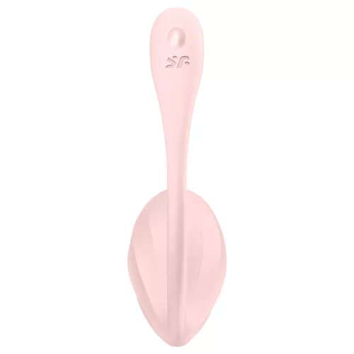 Satisfyer Ribbed Petal - rádiós vibrációs tojás (pink)
