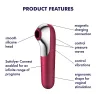 Satisfyer Dual Love - okos hüvelyi és csikló vibrátor (piros)