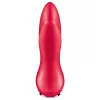 Satisfyer Rotator Plug 1 - gyöngyös anál vibrátor (piros)