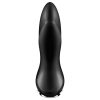 Satisfyer Rotator Plug 1 - gyöngyös anál vibrátor (fekete)