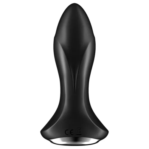 Satisfyer Rotator Plug 1 - gyöngyös anál vibrátor (fekete)